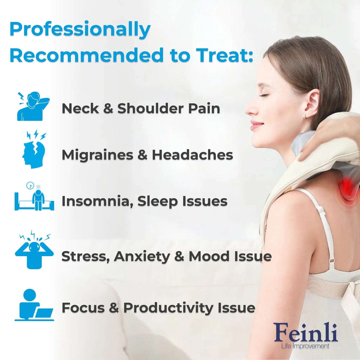 𝗧𝗵𝗲𝗿𝗠𝗮𝘀𝘀𝗮𝗴𝗲™ — Deep Neck & Shoulder Massage - Feinli